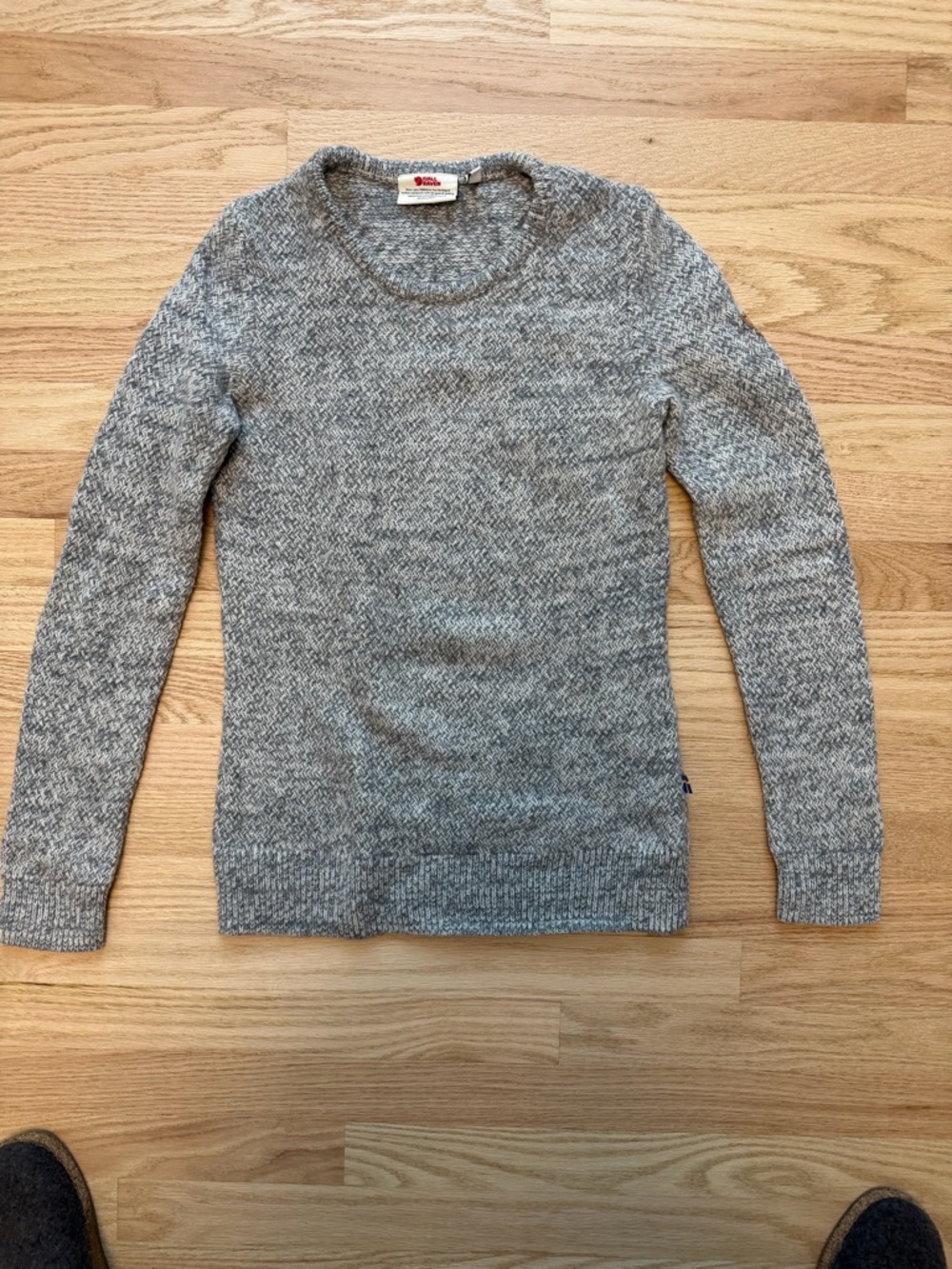 Fjallraven Women’s Ovik Structure Knit Wool Sweater.